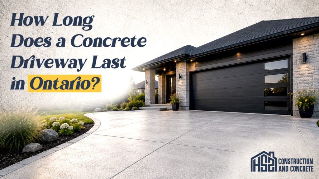 How Long Does a Concrete Driveway Last in Ontario?