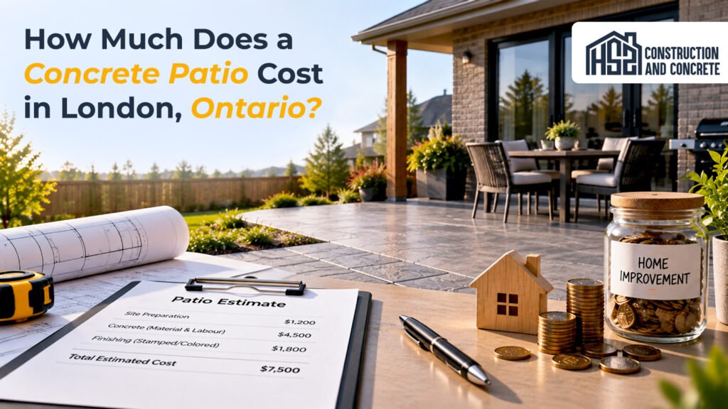 How Much Does a Concrete Patio Cost in London, Ontario?