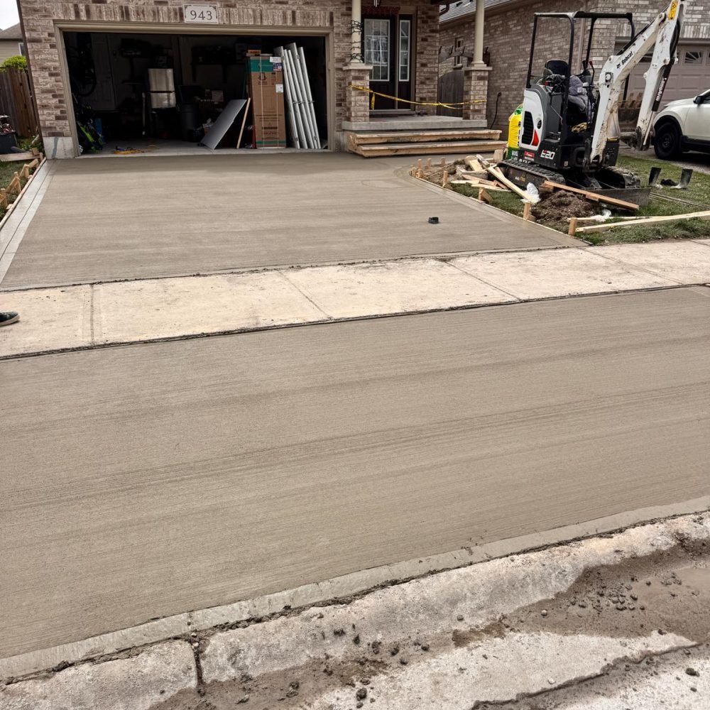 local concrete driveway